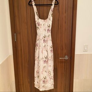 H&M x Brock Collection Floral Midi Dress (Size M)